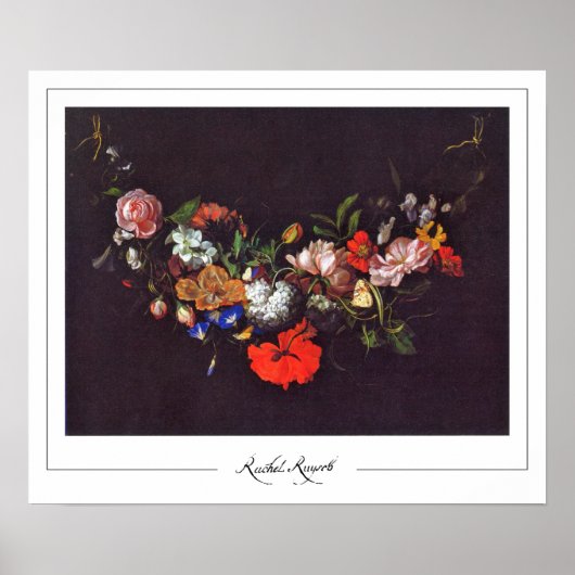 Rachel Ruysch Zedign Kunstposter #14 Poster (Voorkant)