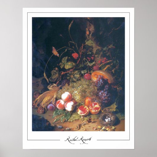 Rachel Ruysch Zedign Kunstposter #2 Poster (Voorkant)