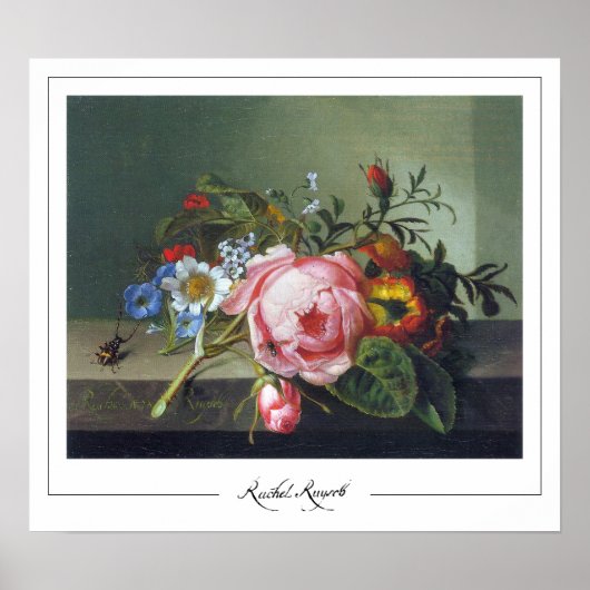 Rachel Ruysch Zedign Kunstposter #8 Poster (Voorkant)