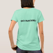Rachel Silhouette (Kleinere) gaat Rachel! T-shirt (Achterkant)
