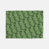 Rachel uit Orphan Black, karakternaam herhaal pat Fleece Deken (Voorkant (Horizontaal))