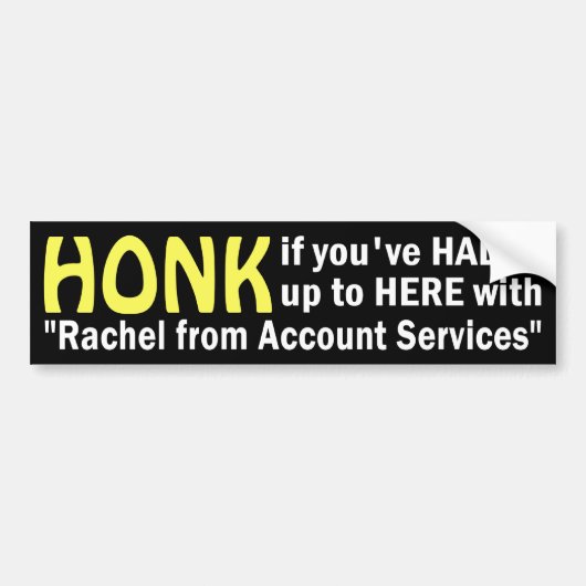 Rachel van Accountservices Sticker (Voorkant)