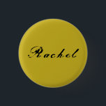Rachel van Wees Zwart kalligrafieantiek Ronde Button 3,2 Cm<br><div class="desc">Rachel is een karakter van TV toont Wees Zwarte,  antiek verontruste kalligrafie, </div>