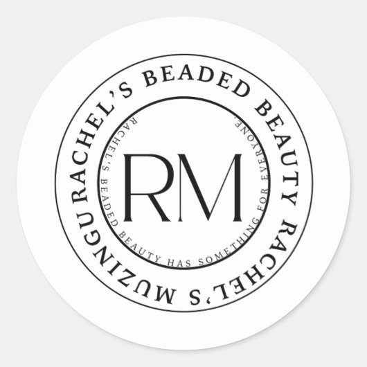 Rachel's Beaded Beauty Stickers (Voorkant)