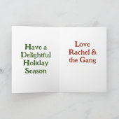 RACHELS gang 2024 Gevouwen Vakantie Kaart (Binnen)