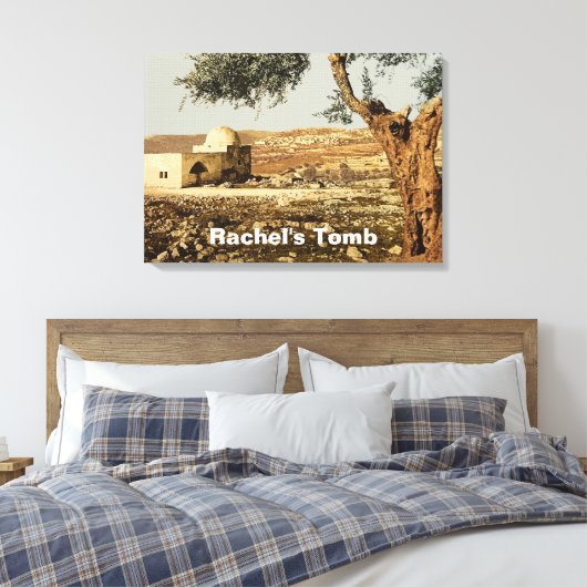 Rachel's Tomb Canvas Afdruk (Insitu (Slaapkamer))