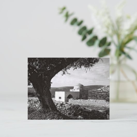 Rachel's Tomb in Bethlehem - Oude foto Briefkaart (Staand voorkant)