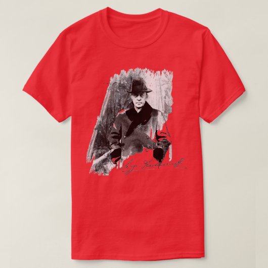 Rachmaninoff Sergei T-shirt (Design voorkant)