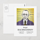 Rachmaninov Briefkaart (Voorkant / Achterkant)