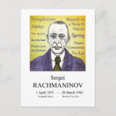 Rachmaninov Briefkaart (Voorkant)