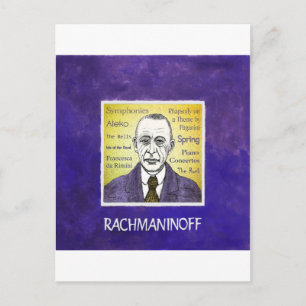 Rachmaninov Briefkaart