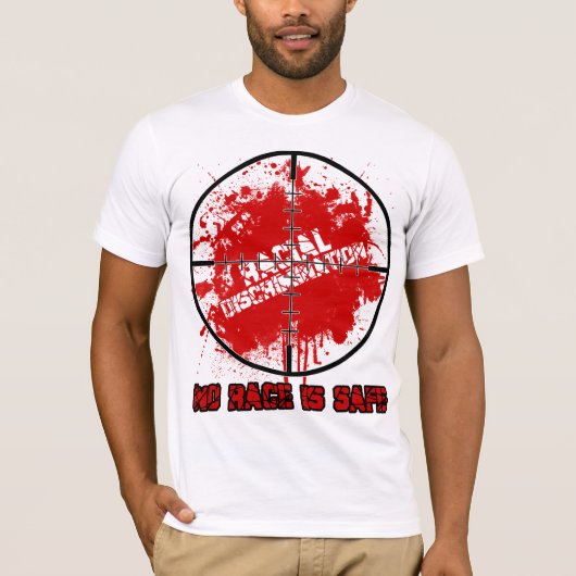 Raciale discriminatie t-shirt (Voorkant)