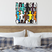 Raciale gelijkheid canvas afdruk (Insitu (Slaapkamer))