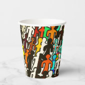 Raciale gelijkheid papieren bekers (Voorkant)