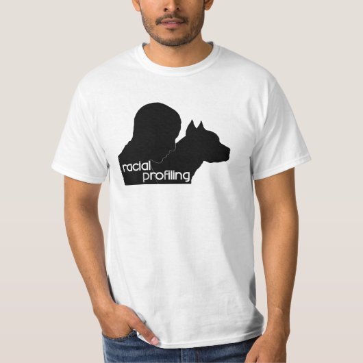 Raciale profilering is discriminatie, BSL T-shirt (Voorkant)