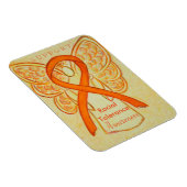 Raciale Tolerance Awareness Ribbon Angel Magnet Magneet (Rechterzijde)