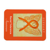 Raciale Tolerance Awareness Ribbon Angel Magnets Magneet (Horizontaal)