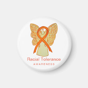 Raciale tolerance Awareness Ribbon Fridge Magnet