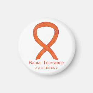 Raciale tolerance Awareness Ribbon Fridge Magnet