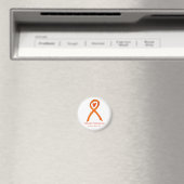 Raciale tolerance Awareness Ribbon Fridge Magnets Magneet (Insitu (Vaatwasser))