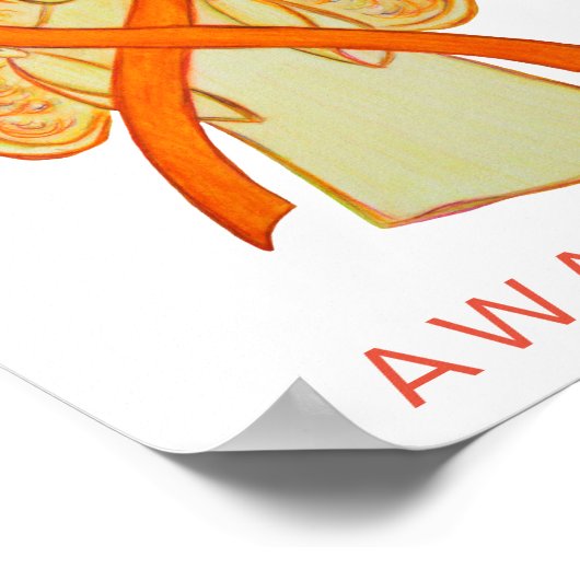 Raciale tolerantie, lint-Poster voor kunst Poster (Hoek)