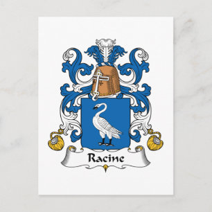 Racine Family Crest Briefkaart