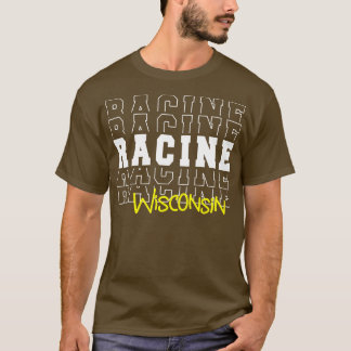 Racine stad Wisconsin Racine WI T-shirt