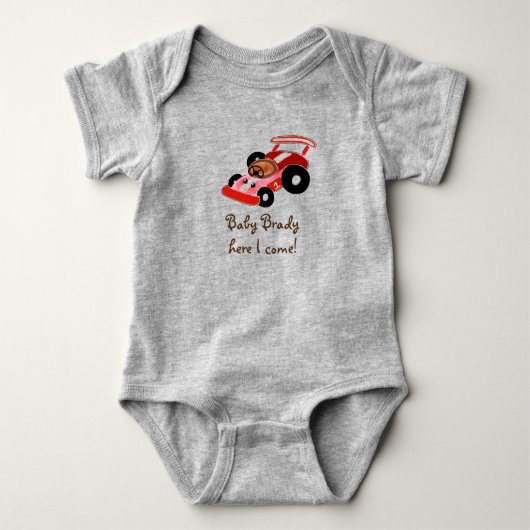 Racing auto bodysuit (Voorkant)