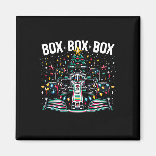 Racing Auto Box Box Box Radio Oproep Pret Kerstboo Magneet