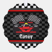 Racing auto ontwerp papier Ornament Kaart (Voorkant)