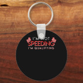 Racing autovent die geen Im-kwalificatie geeft Sleutelhanger (Voorkant)