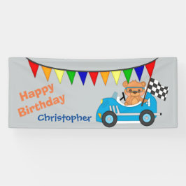 Racing Beer Boy Birthday Party Spandoek
