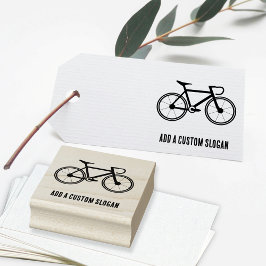 Racing Bicycle - Wegfietser Transport - eigen teks Rubberstempel