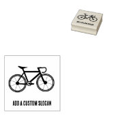 Racing Bicycle - Wegfietser Transport - eigen teks Rubberstempel (Gestempeld)