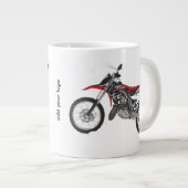 Racing Bike Art Grote Koffiekop (Voorkant rechts)