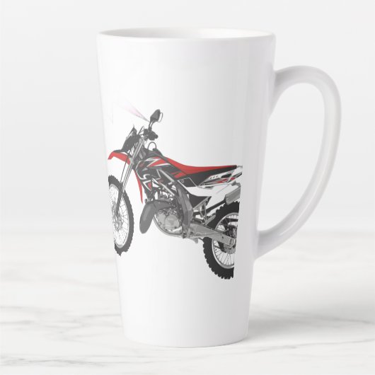 Racing Bike Art Latte Mok (Rechts)