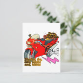 Racing Bike Art Speed Feestdagenkaart (Staand voorkant)