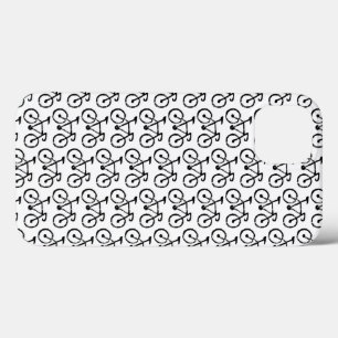 Racing Bike Lino Print iPhone / iPad hoesje