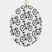 Racing Bike Print Keramisch Ornament (Rechts)