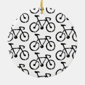 Racing Bike Print Keramisch Ornament (Achterkant)