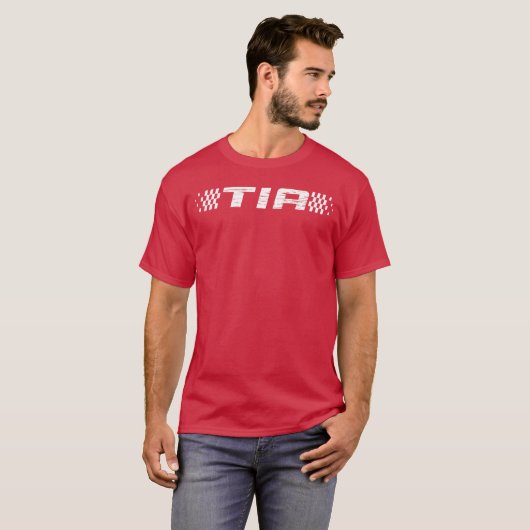 Racing Birthday Matching Family Race Pit Crew Tia T-shirt (Voorkant volledig)