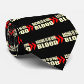 Racing Bloed Stropdas (Opgerold)