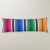 Racing Blue Cartoon Kinder lichaam kussen (Achterkant)