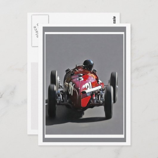 Racing Briefkaart (Voorkant / Achterkant)