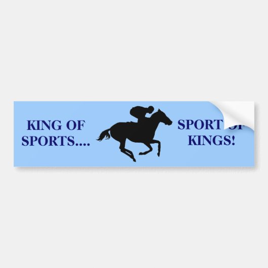 Racing Bumpersticker (Voorkant)