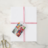 Racing Car Boy 1e verjaardagsfeestje Cadeaulabel (Met Touw)
