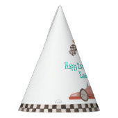 Racing Car Boy Birthday Party Pet Feesthoedjes (Links)