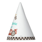 Racing Car Boy Birthday Party Pet Feesthoedjes (Rechts)