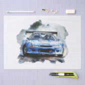 Racing Car Decoupage Tissuepapier (Craft)