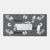 Racing car Desk Mat (Keyboard & Muis)